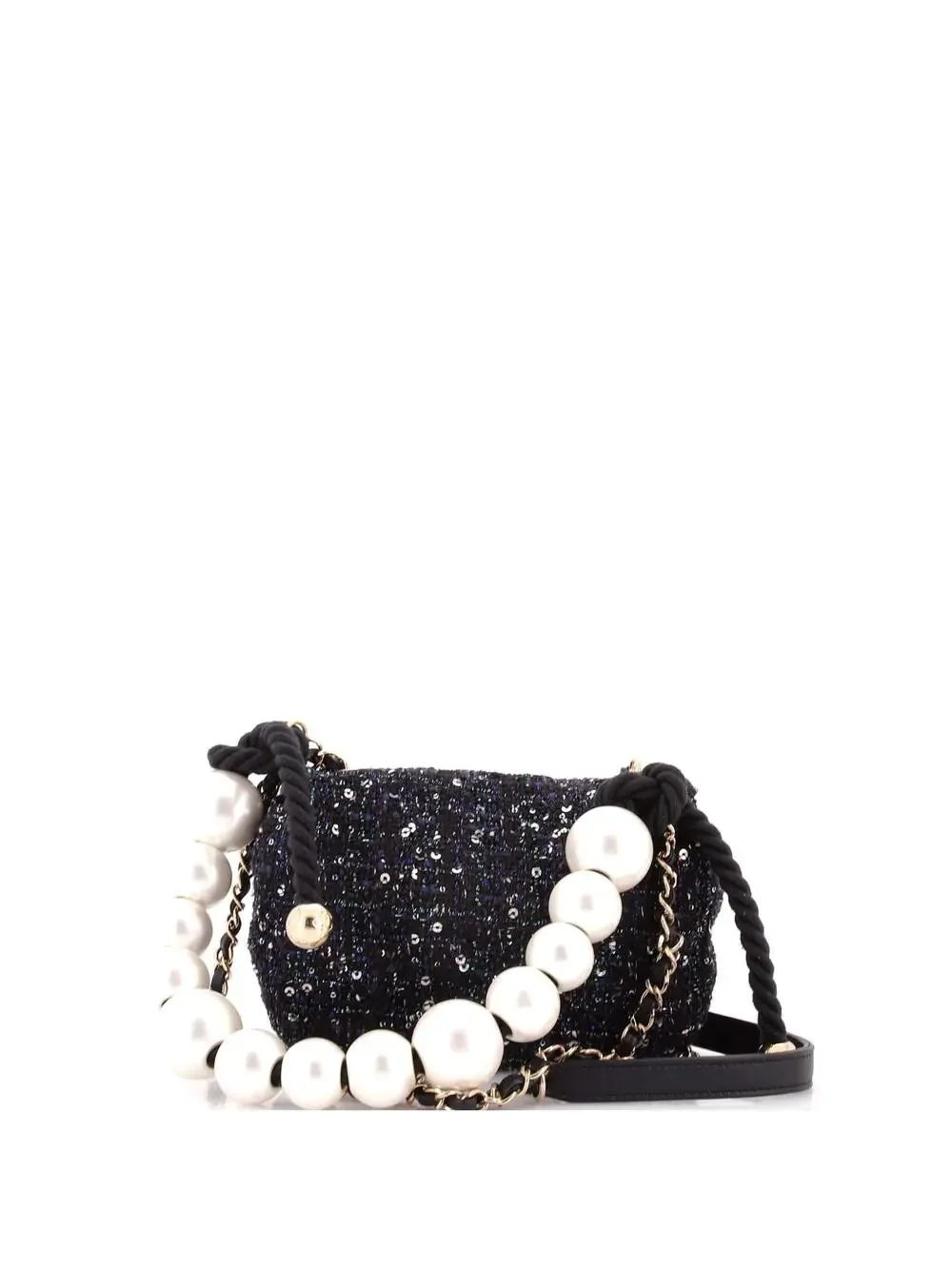 Chanel Pearl Handle Flap Bag Quilted #242830C39B